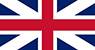 Flag of United Kingdom, Great Britain blowing in the wind. Full page British flying flag. Union Jack flag. 3D illustration.